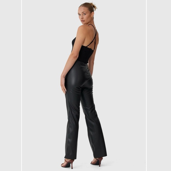 Finders Keepers Vegan Leather Pants - Picture 3 of 9